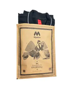 Myntra 70 GSM Lip Seal Paper Courier Bags, MPB3 -10.94in x 14.49in, Pack of 5000